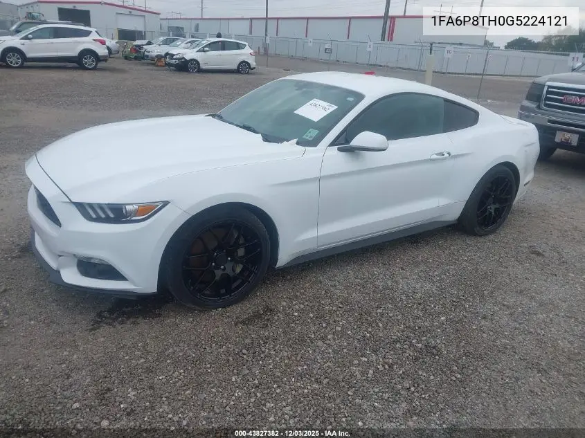 1FA6P8TH0G5224121 2016 Ford Mustang Ecoboost
