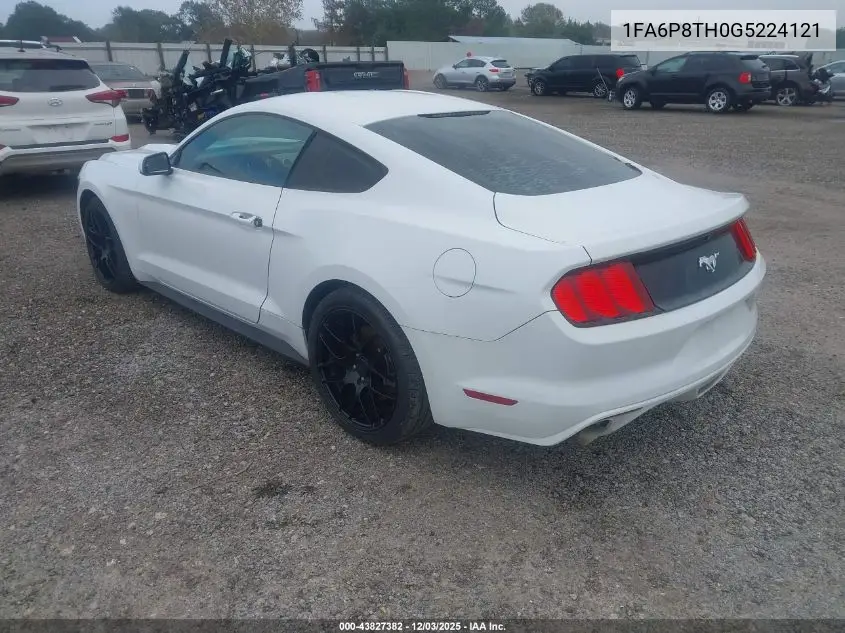 1FA6P8TH0G5224121 2016 Ford Mustang Ecoboost
