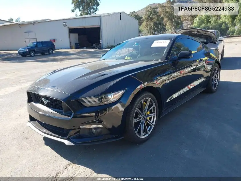 1FA6P8CF8G5224933 2016 Ford Mustang Gt Premium