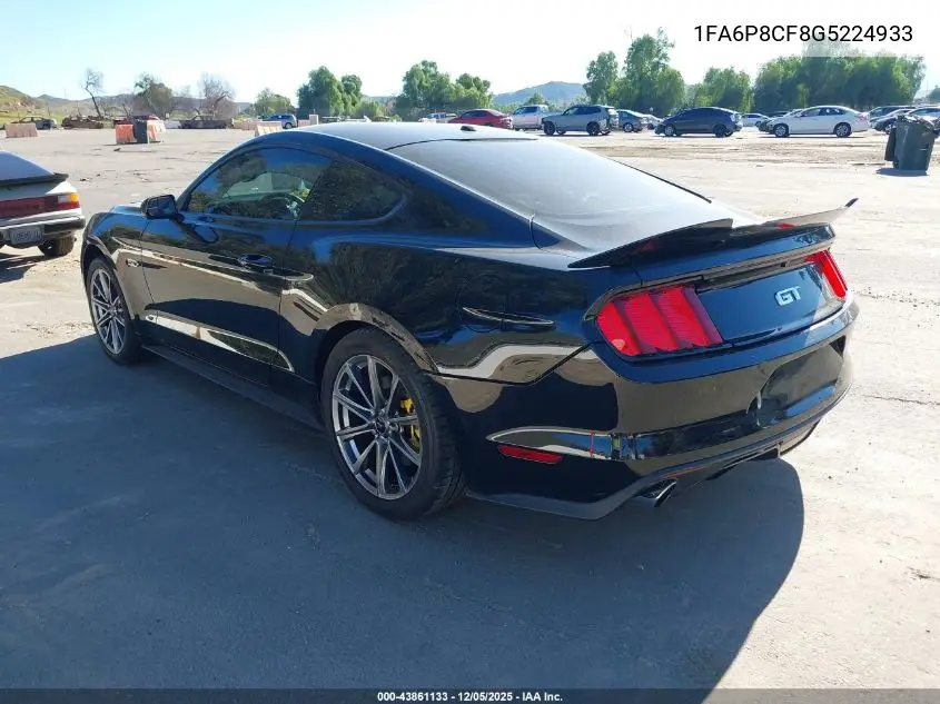 1FA6P8CF8G5224933 2016 Ford Mustang Gt Premium