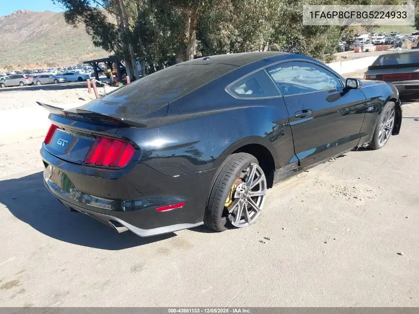 1FA6P8CF8G5224933 2016 Ford Mustang Gt Premium