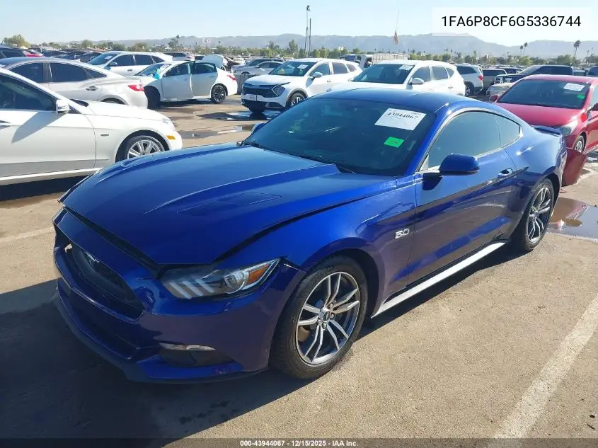 1FA6P8CF6G5336744 2016 Ford Mustang Gt Premium