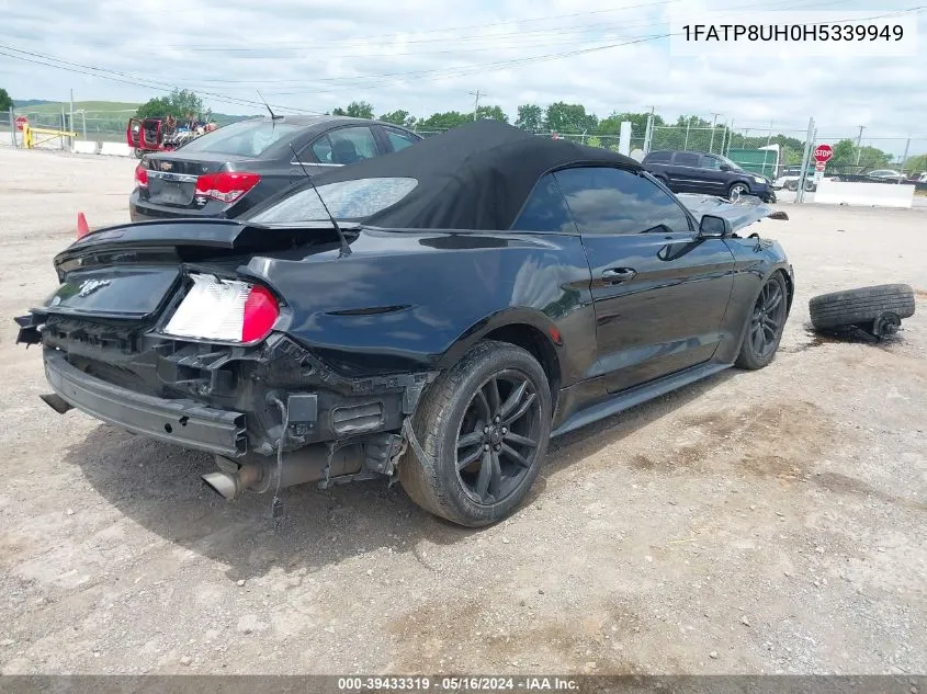 1FATP8UH0H5339949 2017 Ford Mustang Ecoboost Premium