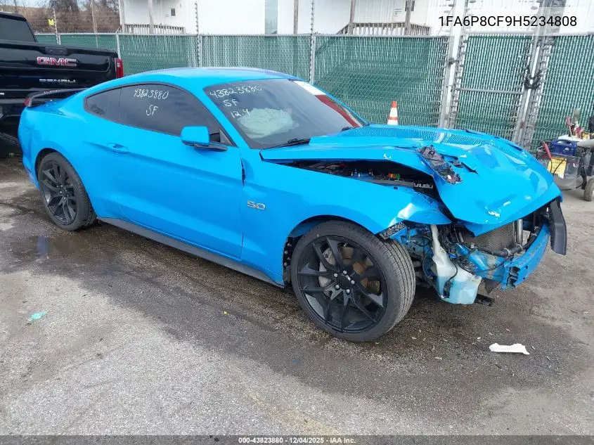 1FA6P8CF9H5234808 2017 Ford Mustang Gt