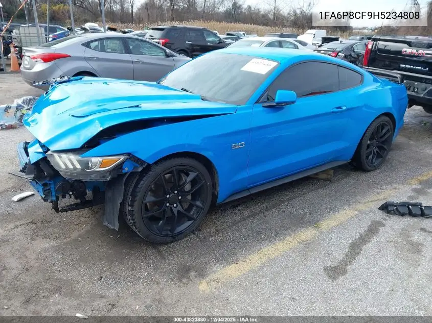 1FA6P8CF9H5234808 2017 Ford Mustang Gt