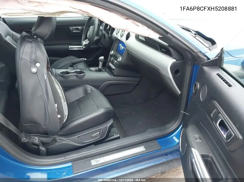 1FA6P8CFXH5208881 2017 Ford Mustang Gt Premium