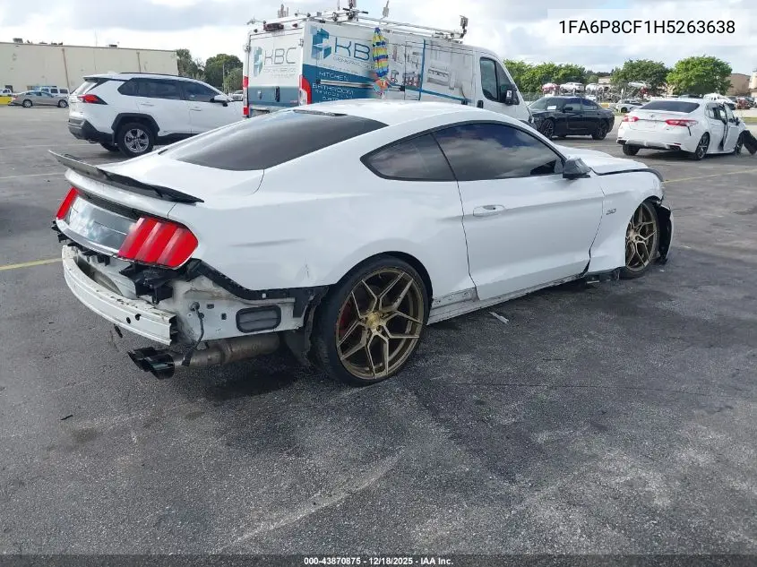 1FA6P8CF1H5263638 2017 Ford Mustang Gt