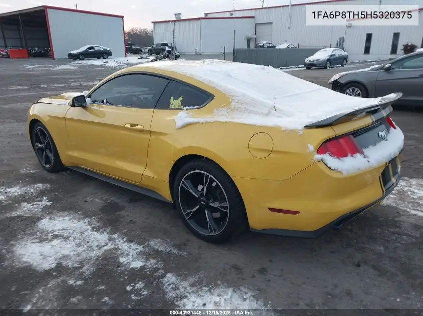 1FA6P8TH5H5320375 2017 Ford Mustang Ecoboost