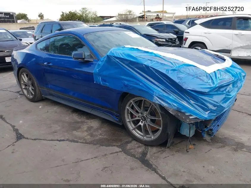 1FA6P8CF8H5252720 2017 Ford Mustang Gt Premium
