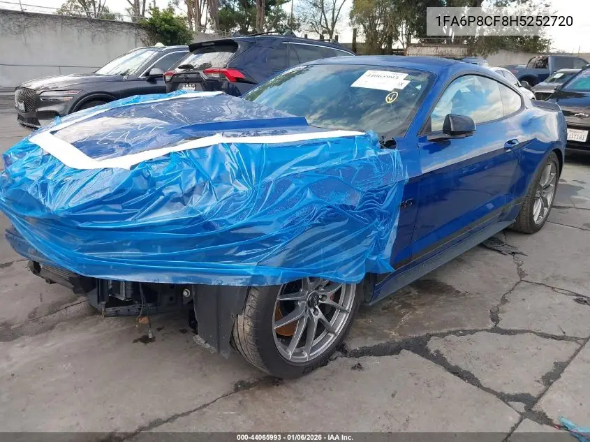 1FA6P8CF8H5252720 2017 Ford Mustang Gt Premium
