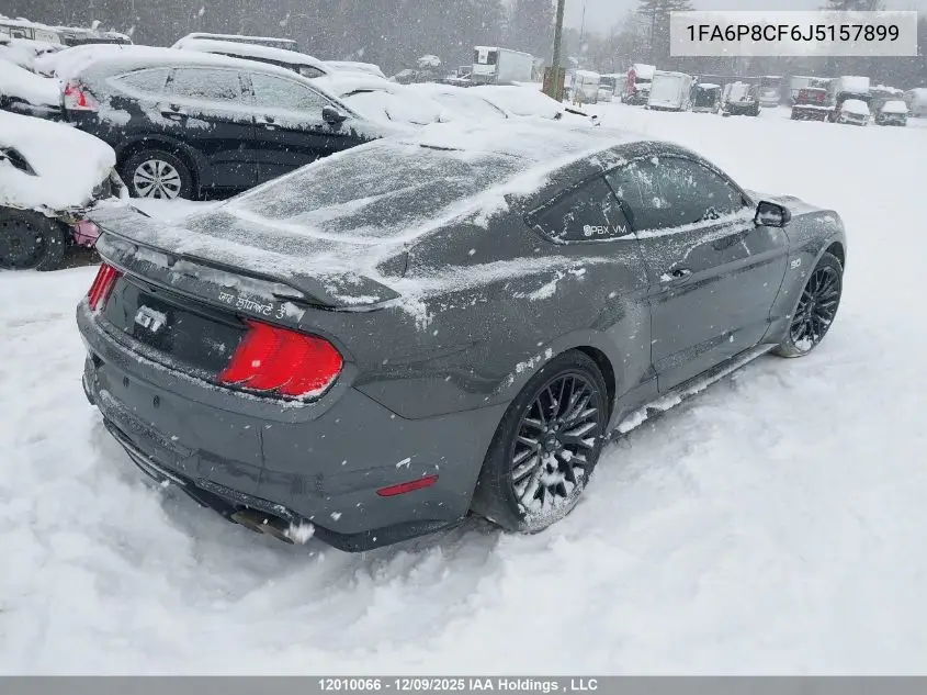 1FA6P8CF6J5157899 2018 Ford Mustang Gt