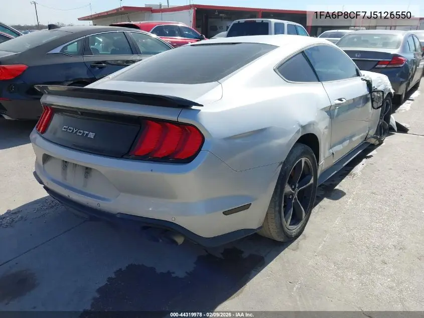 1FA6P8CF7J5126550 2018 Ford Mustang Gt