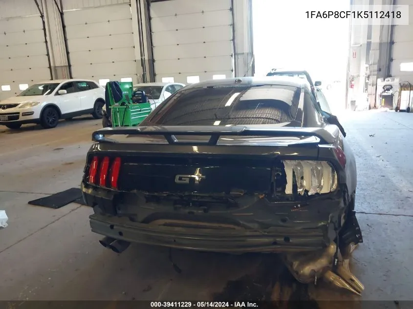 1FA6P8CF1K5112418 2019 Ford Mustang Gt Premium