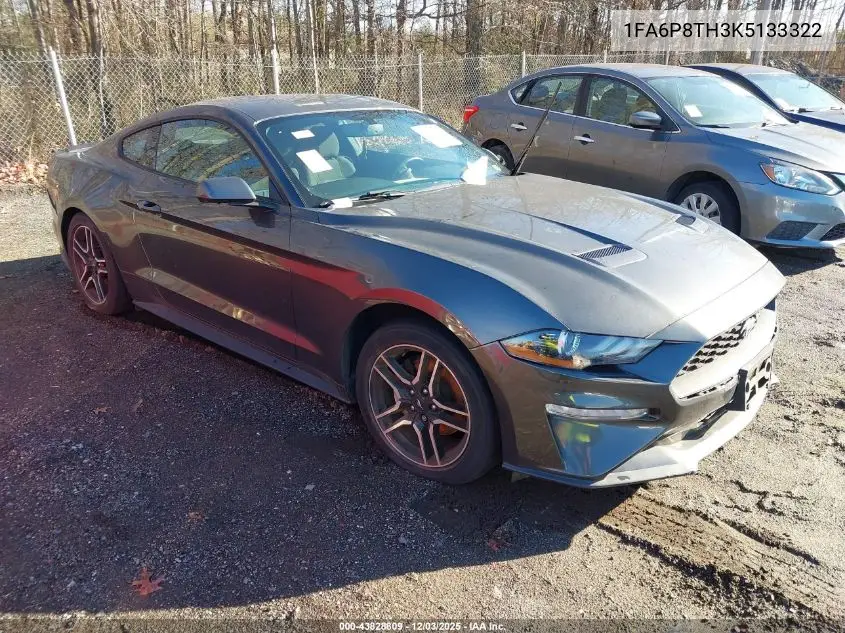 1FA6P8TH3K5133322 2019 Ford Mustang Ecoboost