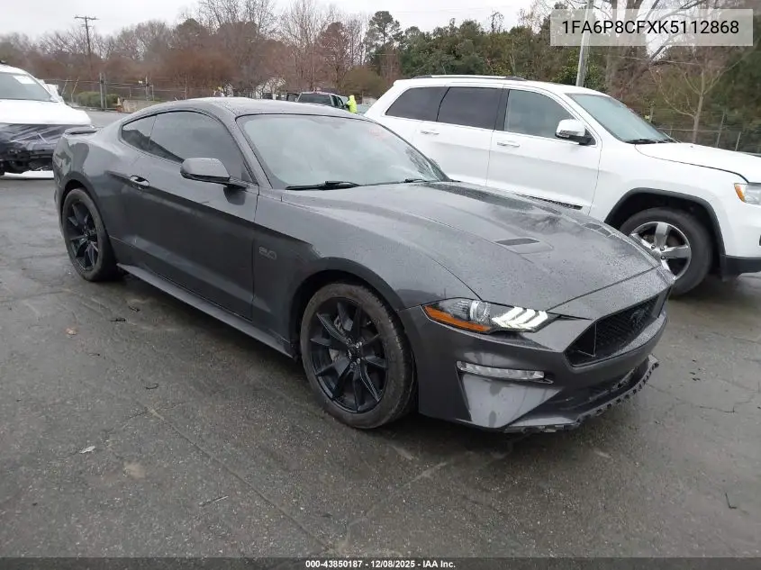 1FA6P8CFXK5112868 2019 Ford Mustang Gt