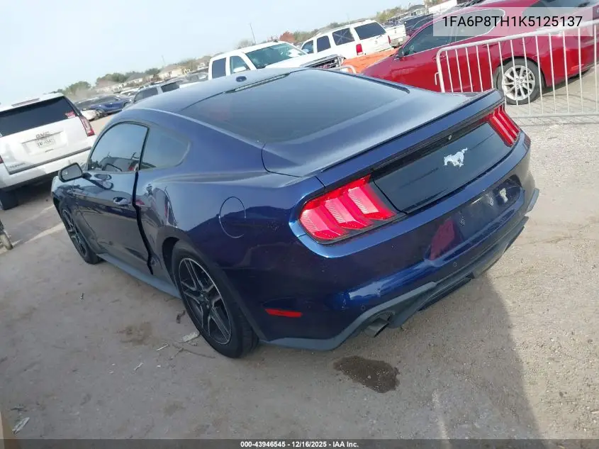 1FA6P8TH1K5125137 2019 Ford Mustang Ecoboost
