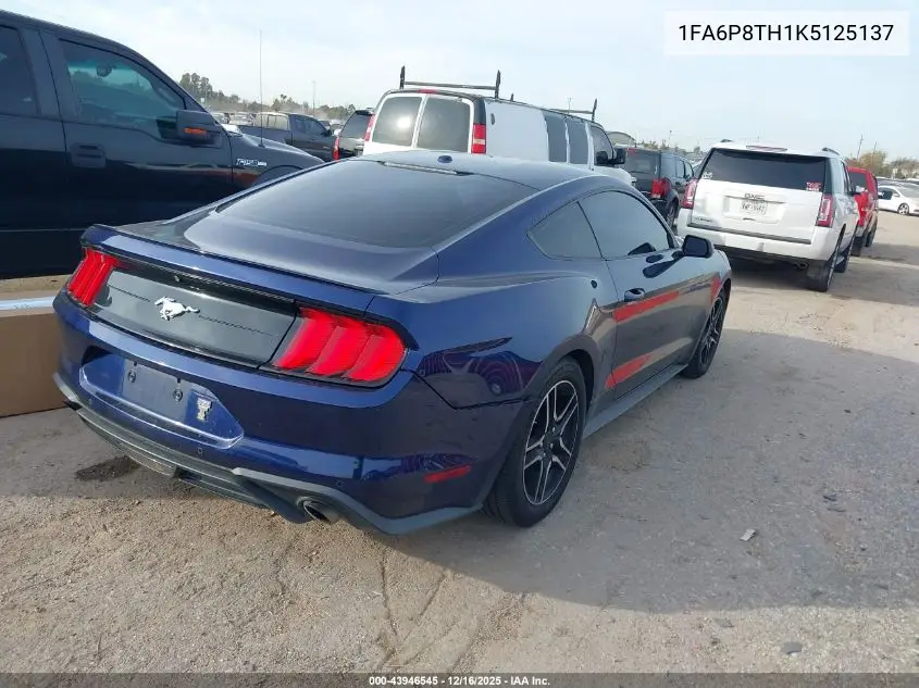 1FA6P8TH1K5125137 2019 Ford Mustang Ecoboost
