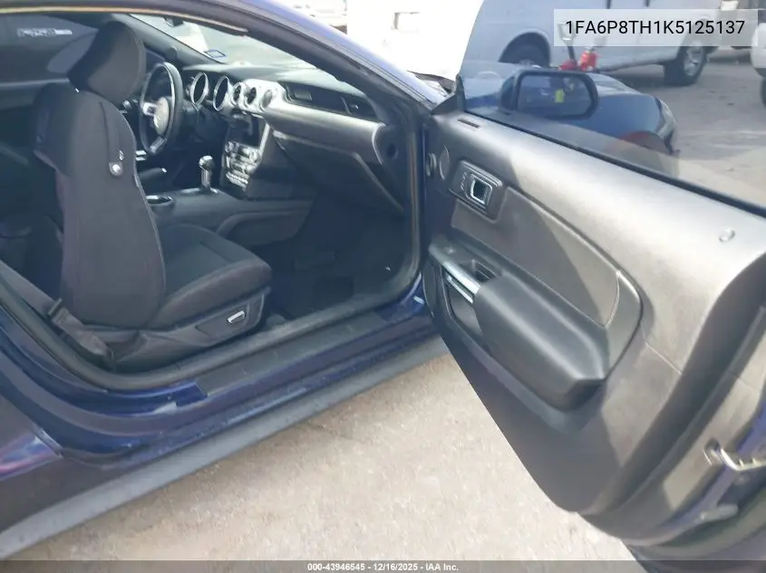 1FA6P8TH1K5125137 2019 Ford Mustang Ecoboost
