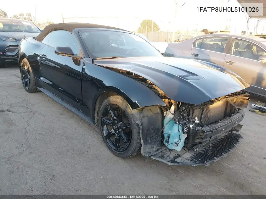 1FATP8UH0L5101026 2020 Ford Mustang Ecoboost