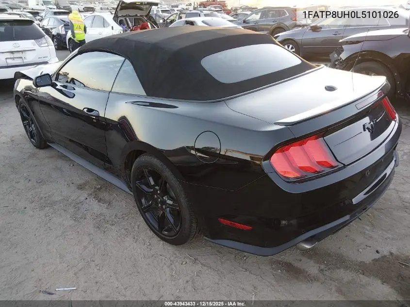 1FATP8UH0L5101026 2020 Ford Mustang Ecoboost
