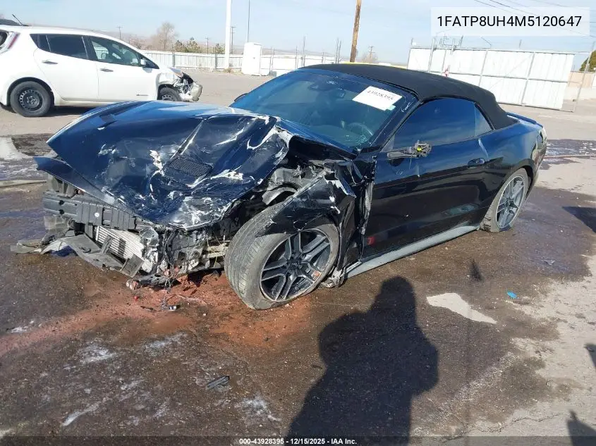 1FATP8UH4M5120647 2021 Ford Mustang Ecoboost Premium