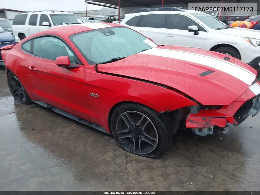 1FA6P8CF7M5117173 2021 Ford Mustang Gt Premium