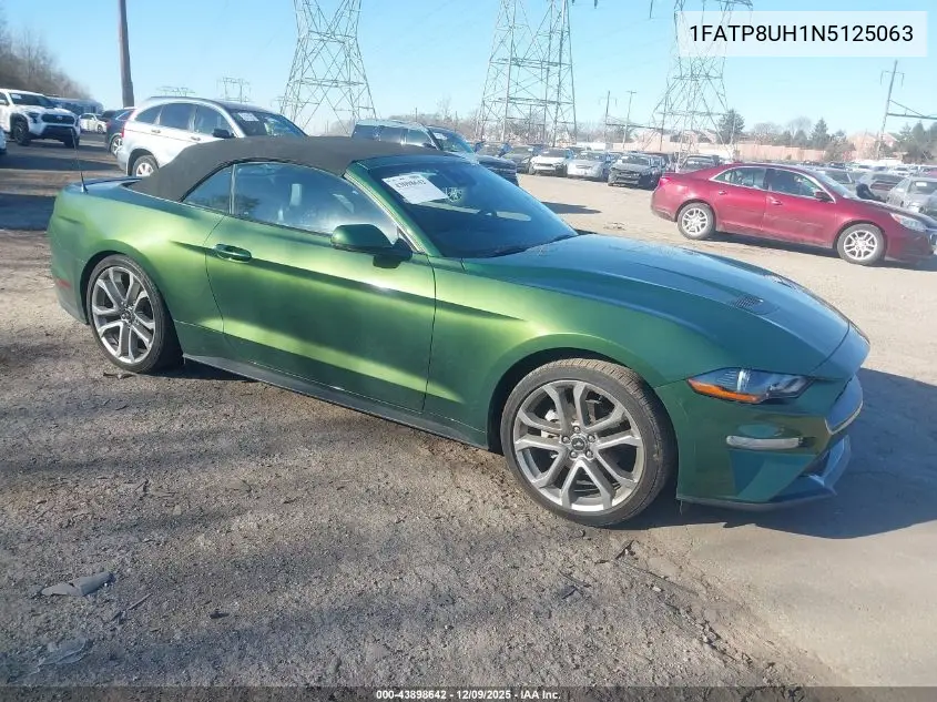 1FATP8UH1N5125063 2022 Ford Mustang Ecoboost Premium