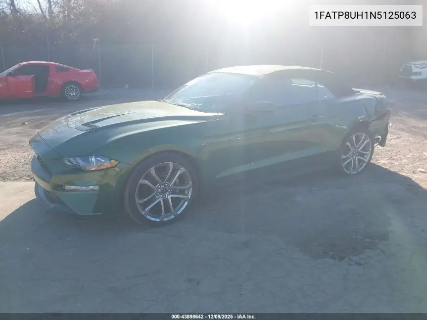 1FATP8UH1N5125063 2022 Ford Mustang Ecoboost Premium