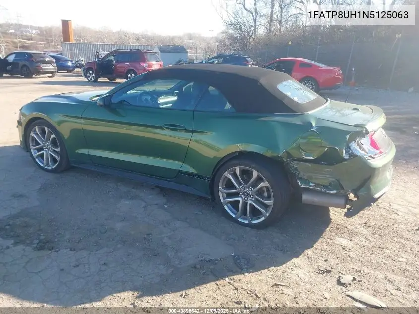 1FATP8UH1N5125063 2022 Ford Mustang Ecoboost Premium