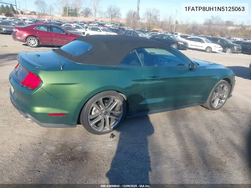 1FATP8UH1N5125063 2022 Ford Mustang Ecoboost Premium