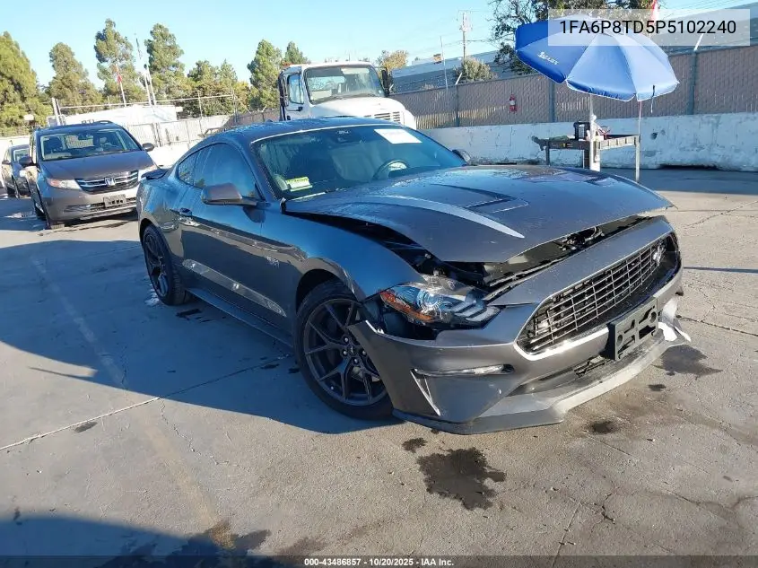 1FA6P8TD5P5102240 2023 Ford Mustang Ecoboost Premium Fastback