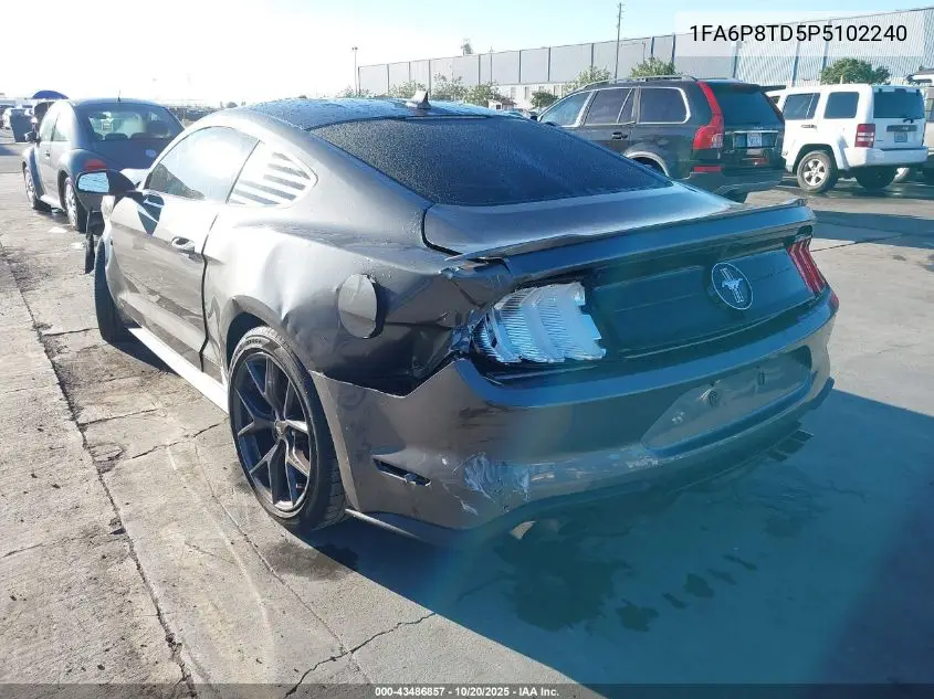 1FA6P8TD5P5102240 2023 Ford Mustang Ecoboost Premium Fastback