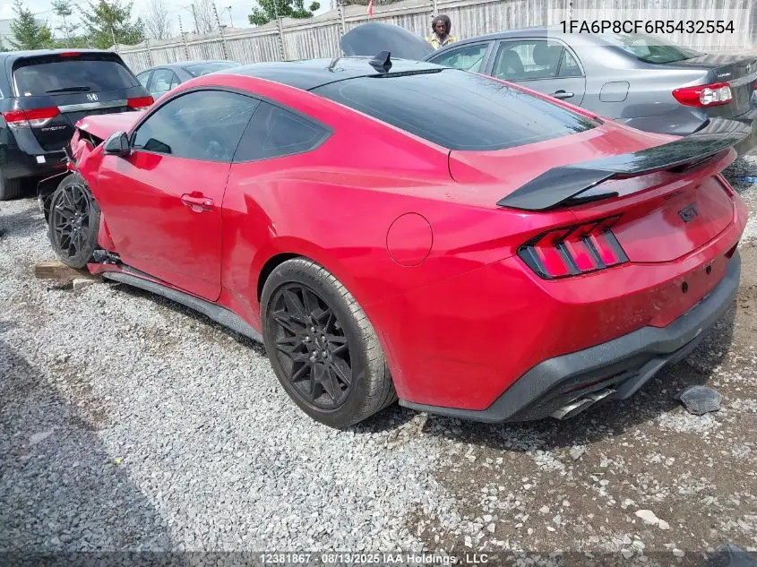 1FA6P8CF6R5432554 2024 Ford Mustang Gt