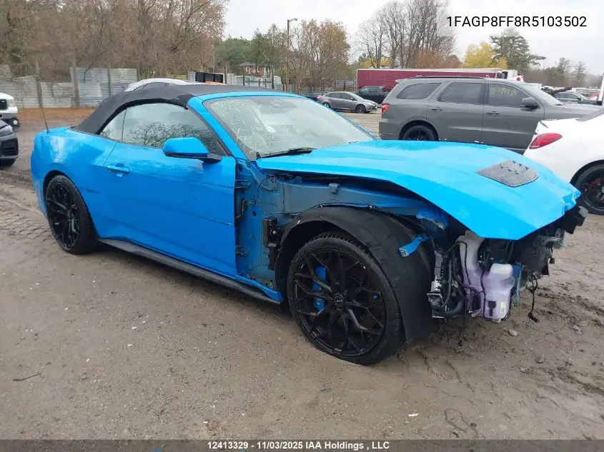 1FAGP8FF8R5103502 2024 Ford Mustang Gt
