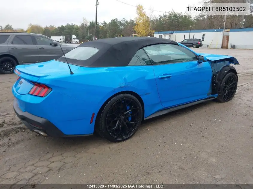 1FAGP8FF8R5103502 2024 Ford Mustang Gt