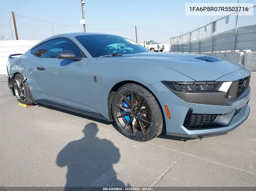 1FA6P8R07R5503716 2024 Ford Mustang Dark Horse Fastback