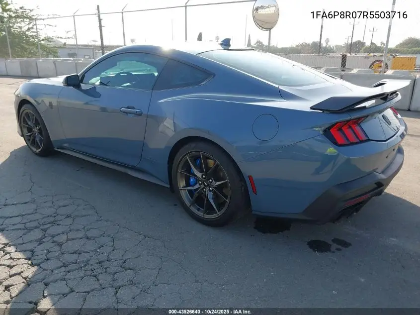 1FA6P8R07R5503716 2024 Ford Mustang Dark Horse Fastback