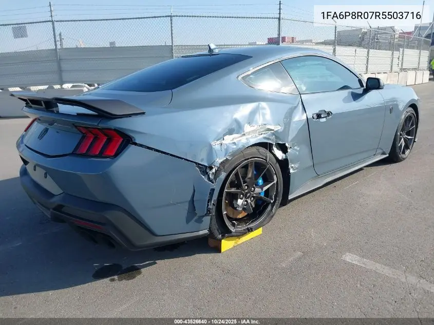 1FA6P8R07R5503716 2024 Ford Mustang Dark Horse Fastback