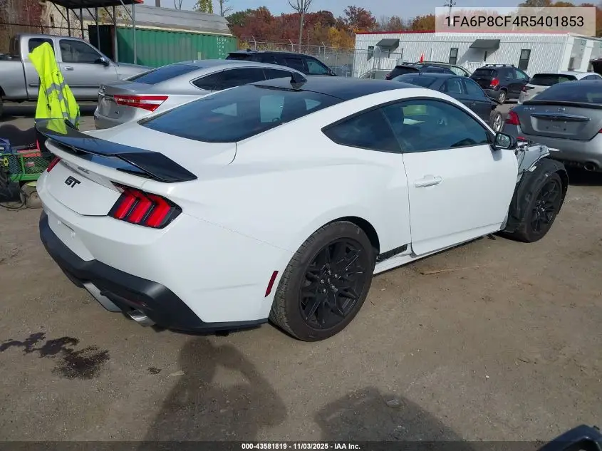 1FA6P8CF4R5401853 2024 Ford Mustang Gt Premium Fastback