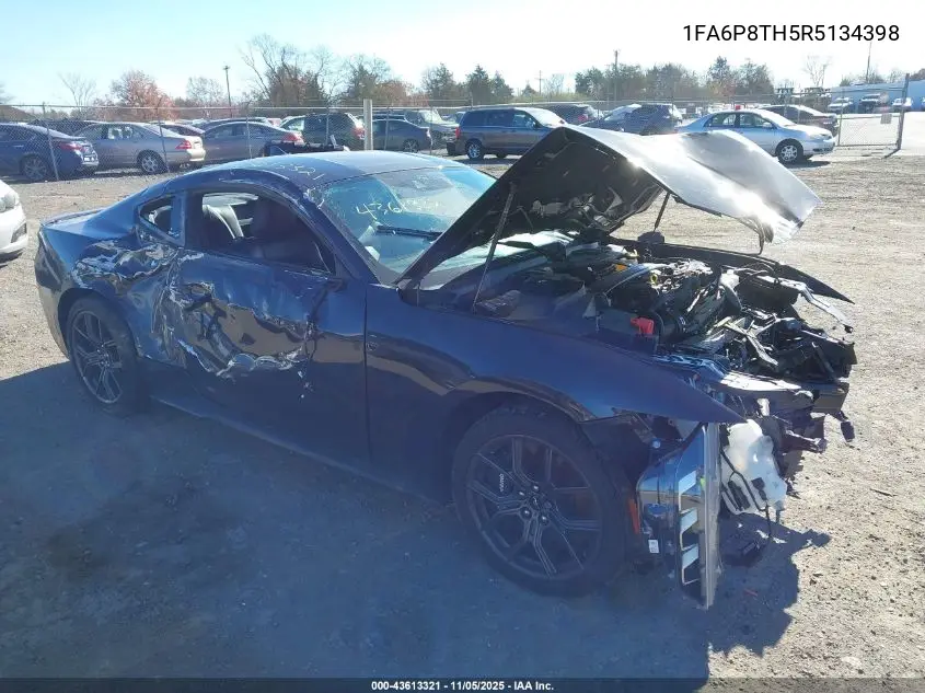 1FA6P8TH5R5134398 2024 Ford Mustang Ecoboost Premium Fastback