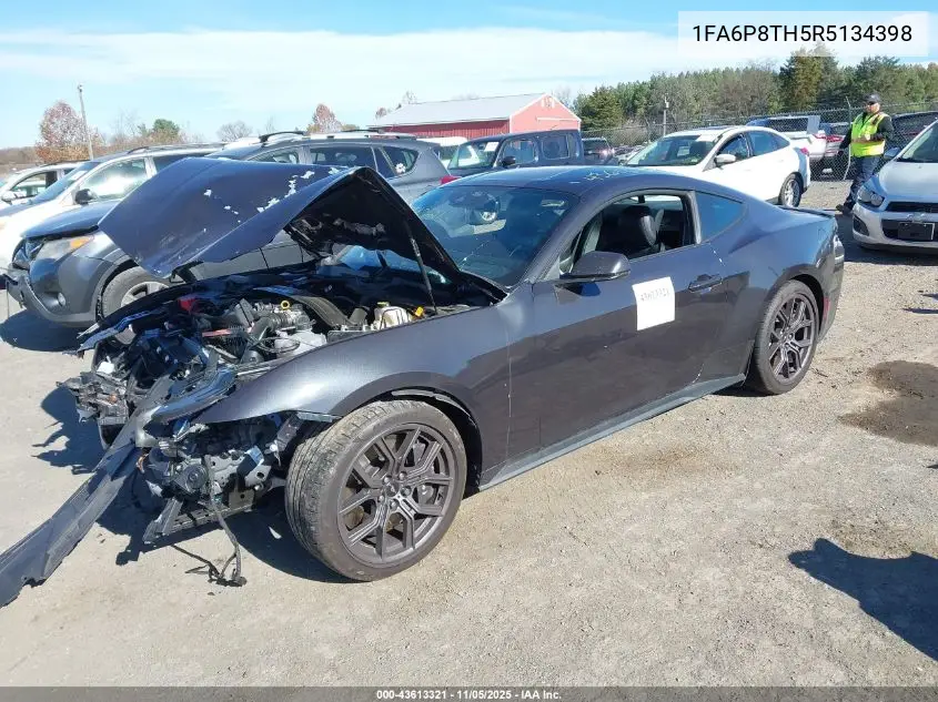 1FA6P8TH5R5134398 2024 Ford Mustang Ecoboost Premium Fastback