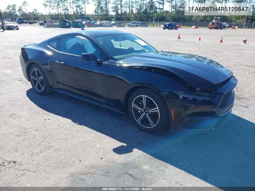 1FA6P8TH4R5120847 2024 Ford Mustang Ecoboost Premium Fastback