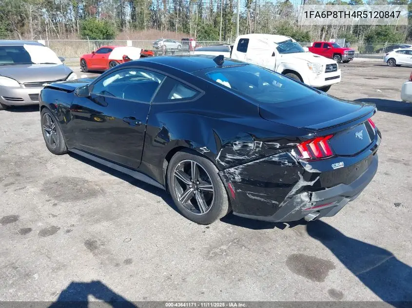 1FA6P8TH4R5120847 2024 Ford Mustang Ecoboost Premium Fastback