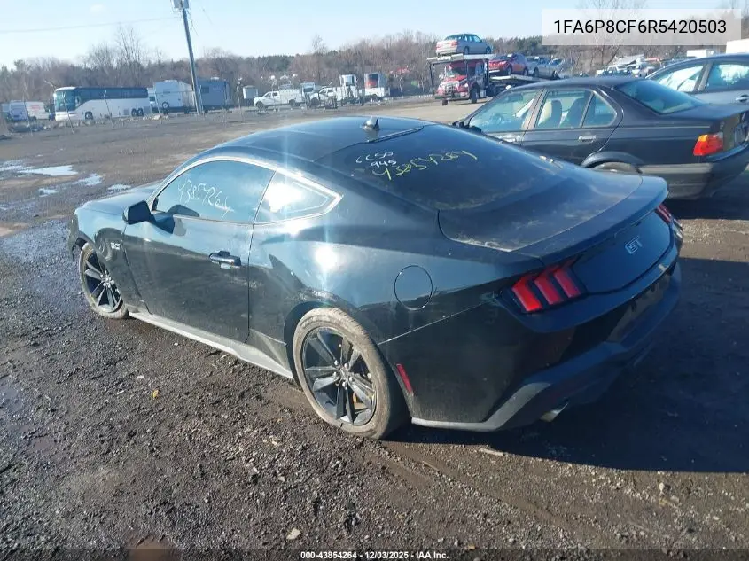 1FA6P8CF6R5420503 2024 Ford Mustang Gt Fastback