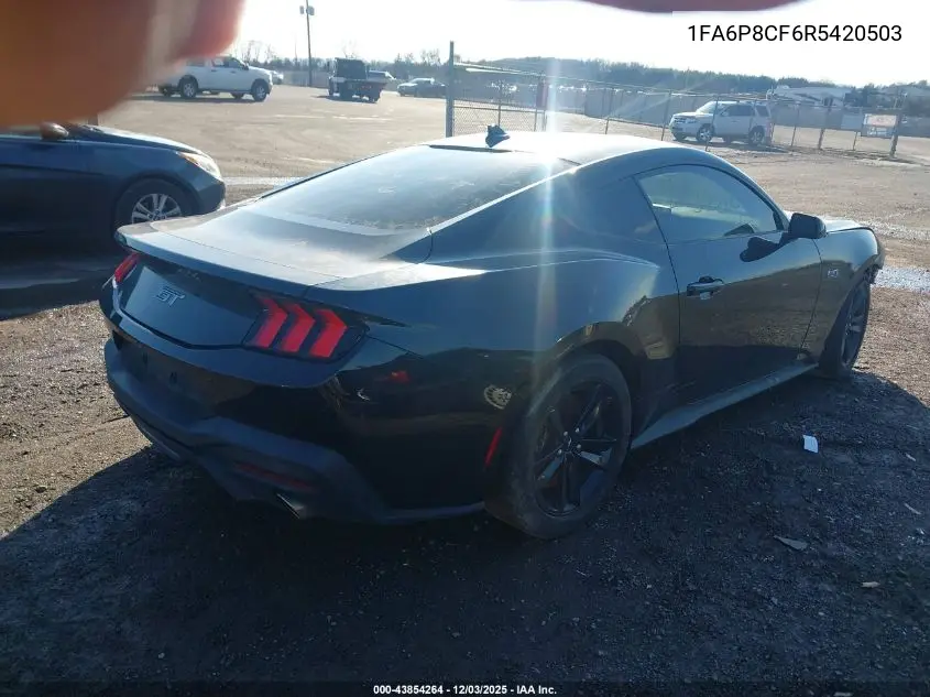 1FA6P8CF6R5420503 2024 Ford Mustang Gt Fastback