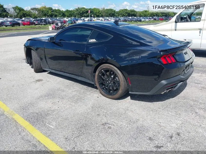 1FA6P8CF2S5408158 2025 Ford Mustang Gt Fastback
