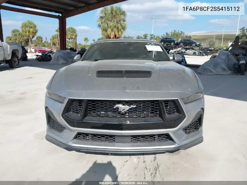 1FA6P8CF2S5415112 2025 Ford Mustang Gt Premium Fastback