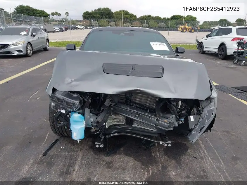 1FA6P8CF2S5412923 2025 Ford Mustang Gt Premium Fastback