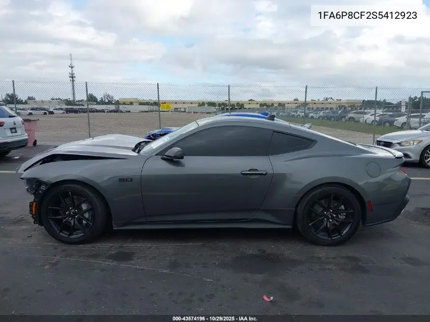 1FA6P8CF2S5412923 2025 Ford Mustang Gt Premium Fastback