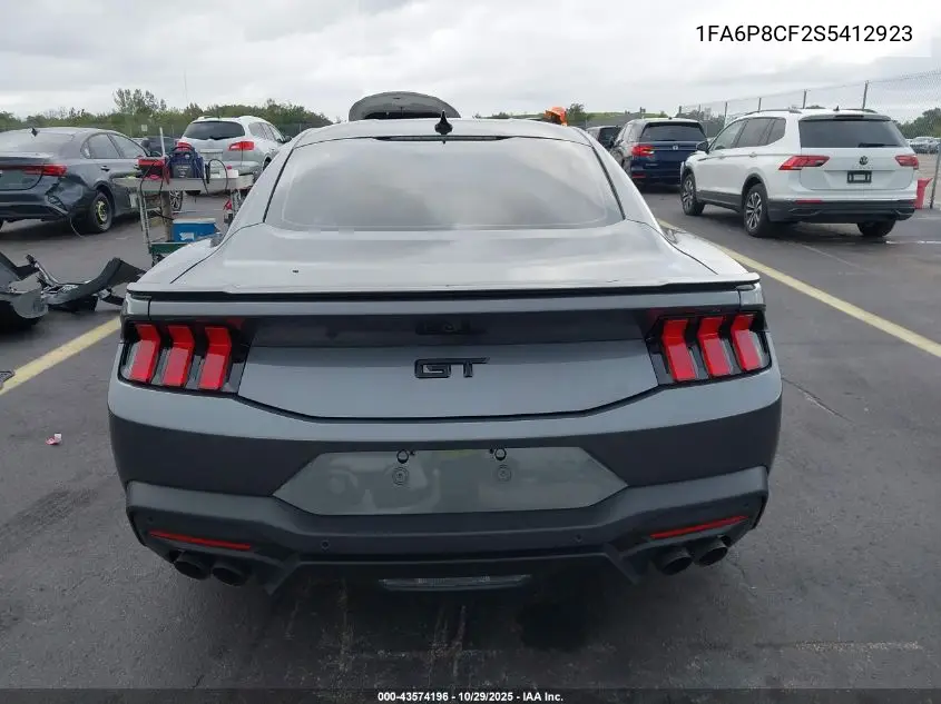 1FA6P8CF2S5412923 2025 Ford Mustang Gt Premium Fastback